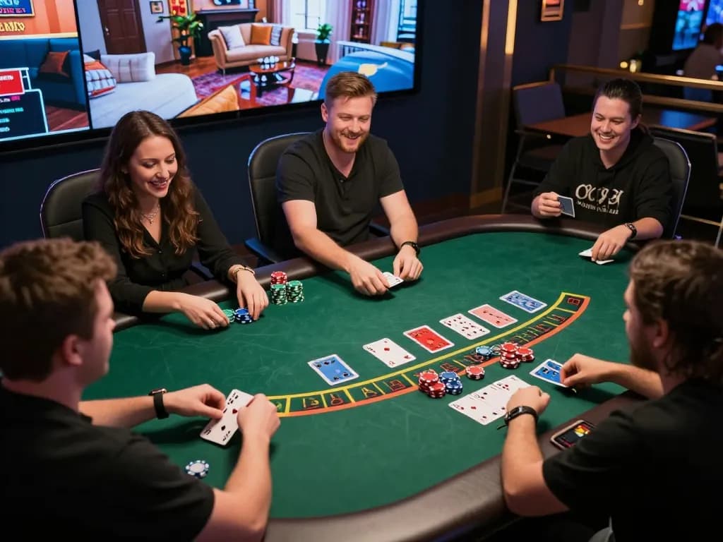 Players engage in blackjack gameplay at SC88, experiencing live dealer excitement