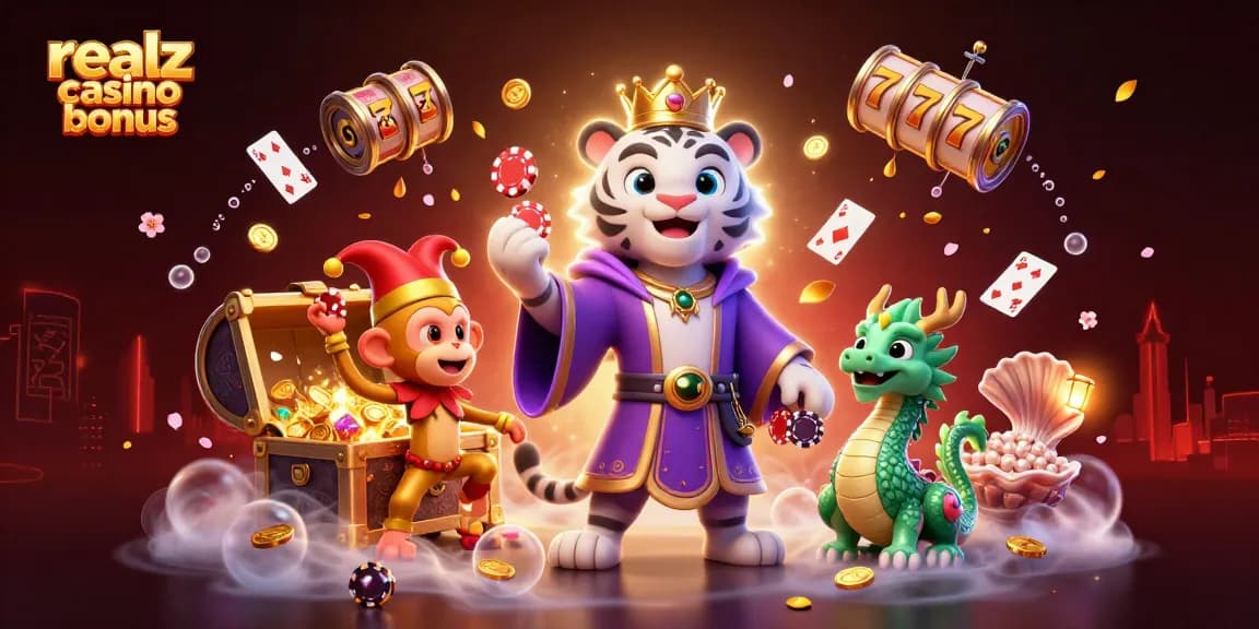 Realz Casino Bonus: Spielen Sie in der Welt des Glücksspiels mit aufregenden Casino-Spielen und Bonusangeboten.