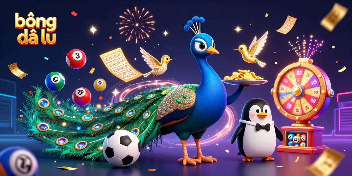 Engage with bóng đá lu as a colorful celebration of sports betting excitement, featuring lively characters and dynamic elements.