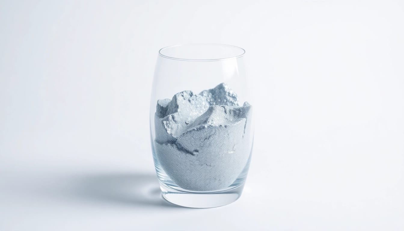 Verwenden Sie Kolloidales Silber aus einer eleganten Glasflasche zur Unterstützung Ihrer Gesundheit.