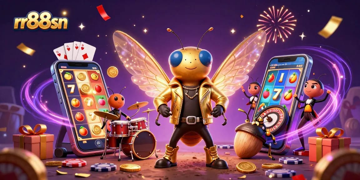 Play exciting slot games at rr88sn with vibrant visuals and dynamic characters.