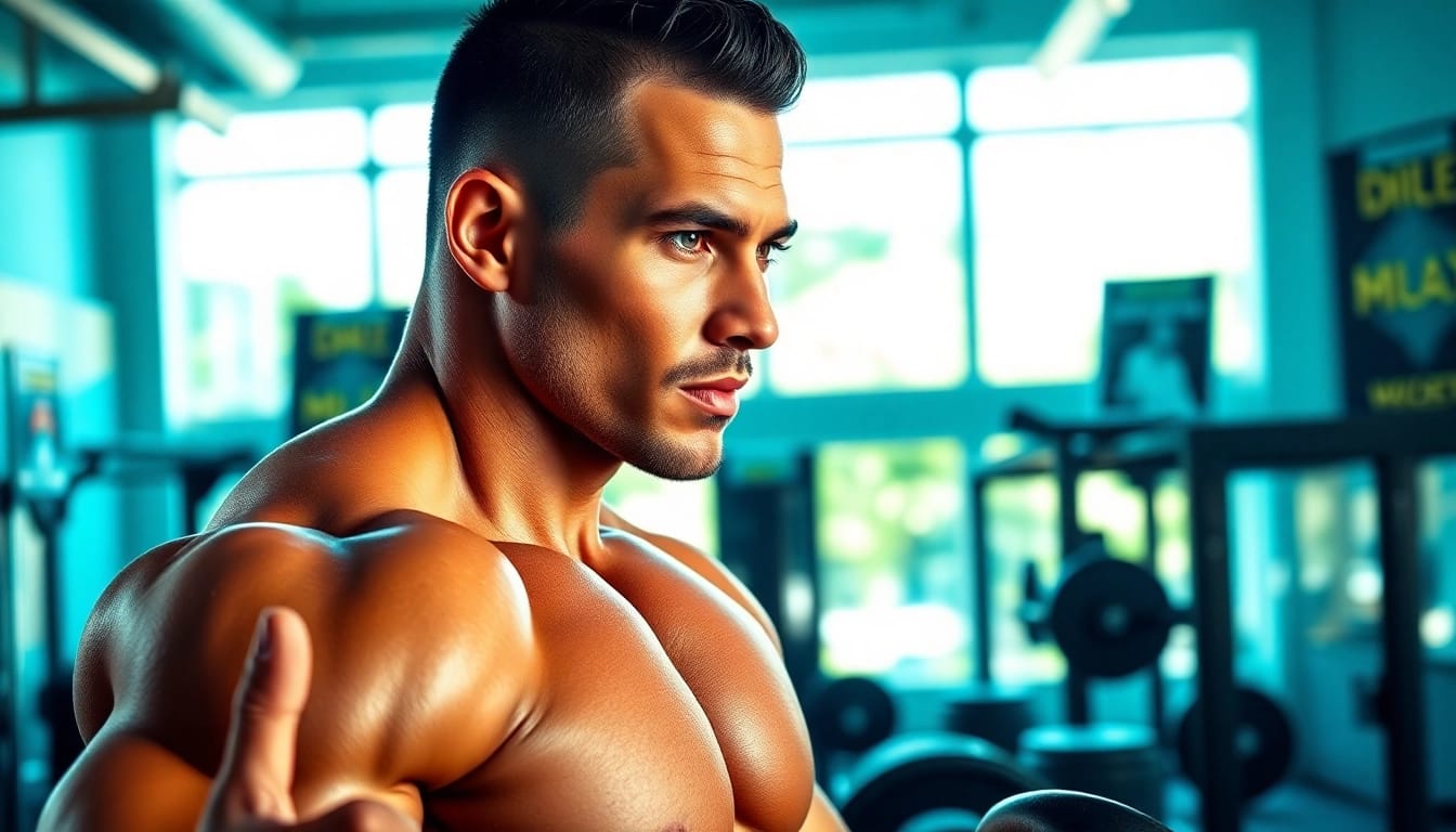 Drostabal-P Masteron Propionate in use by a dedicated athlete showcasing strength and determination.
