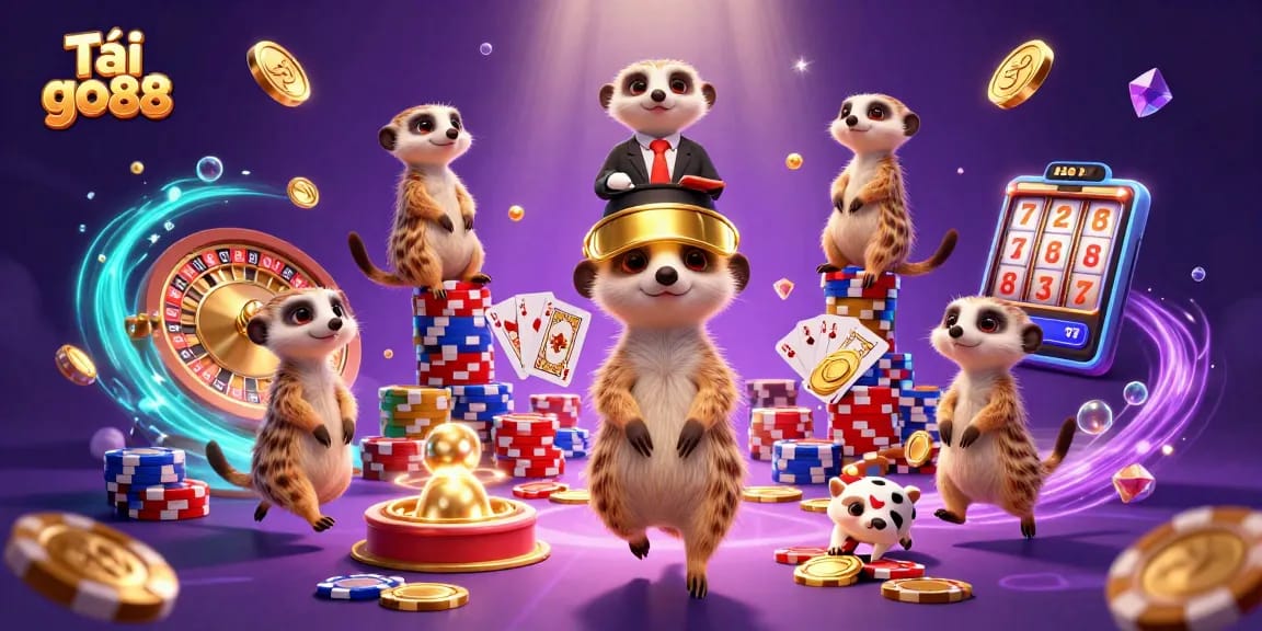Join the fun and Tải go88 for an exciting casino experience with meerkats in action!