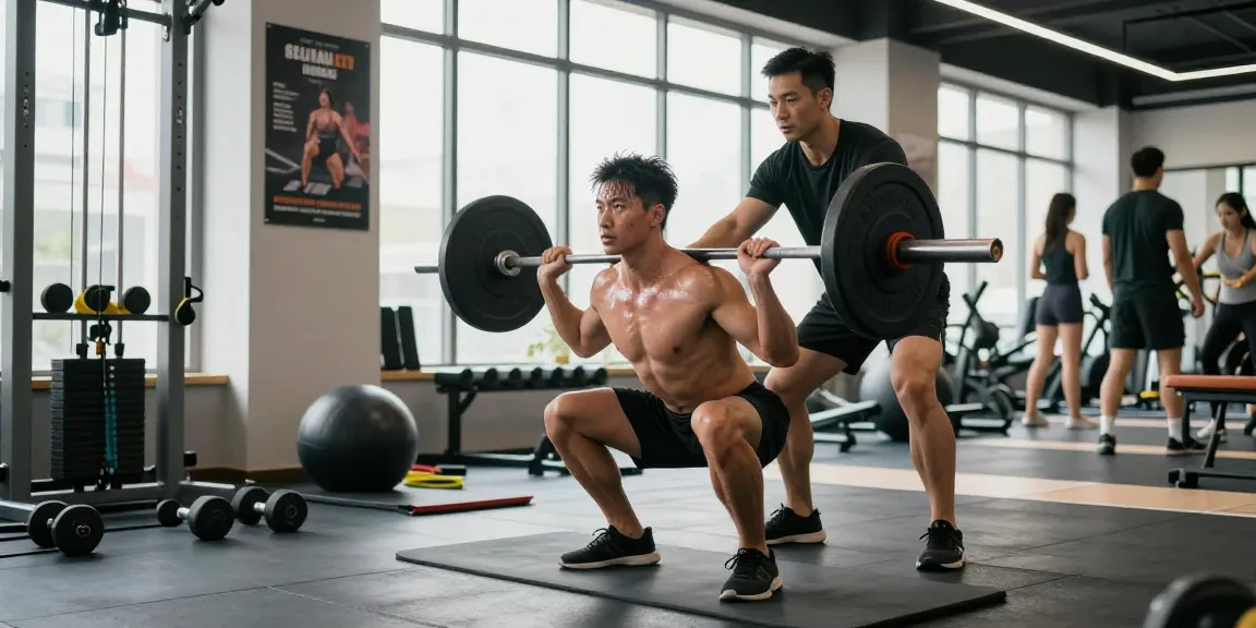 Kraftsportler trainiert im Steroidshop-Fitnessstudio und zeigt Stärke und Entschlossenheit.