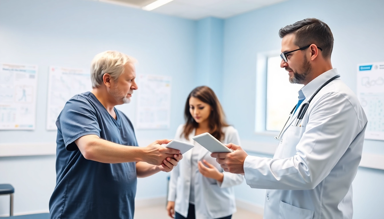 Therapeutische Behandlung mit deus medical in einer modernen Klinik für optimale Patientenversorgung.