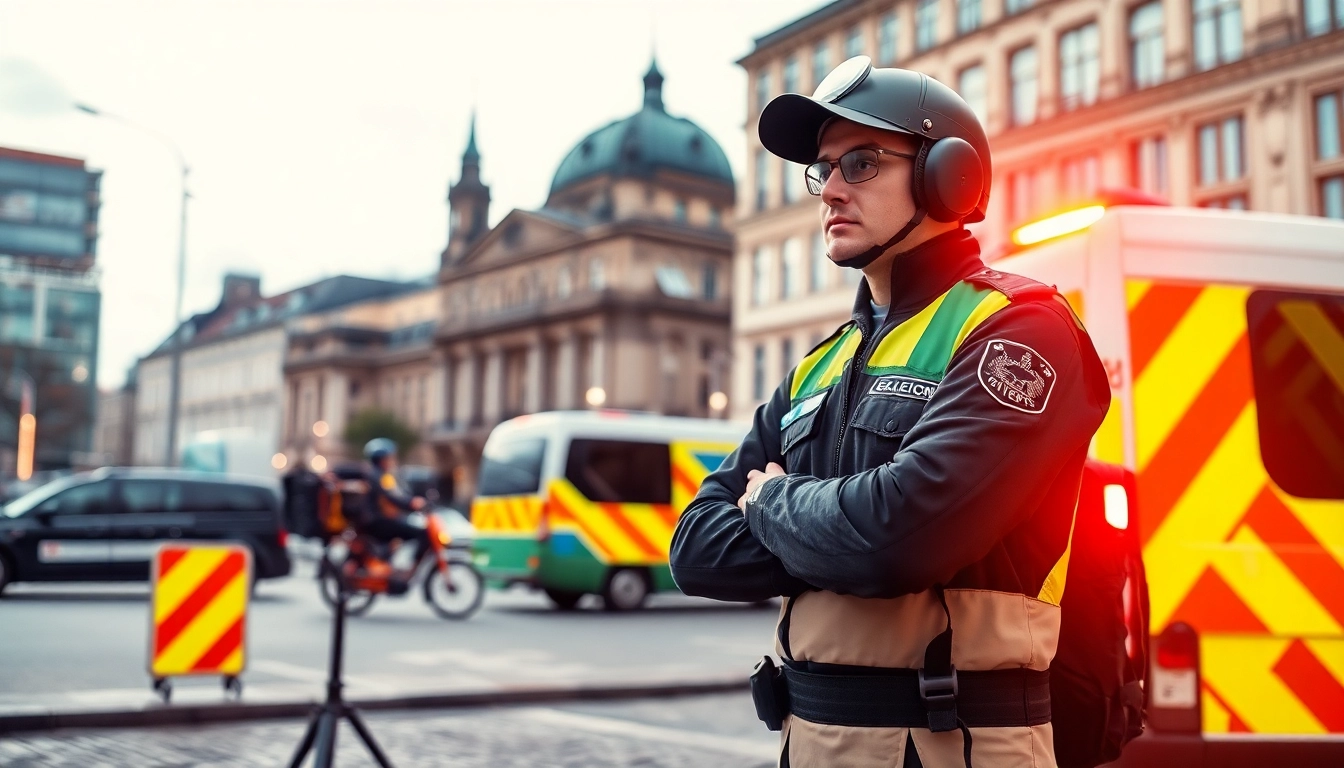 Bild der Lauschabwehr-Dienste in Dresden, die Sicherheitsmaßnahmen zur Wahrung der Privatsphäre zeigen