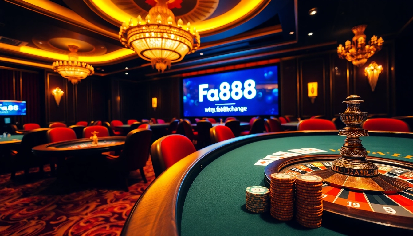 Experience the excitement at https://fa88.exchange/ with lively casino tables and luxurious ambiance.