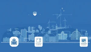 Bildbeschreibung über Industriespionage in Heidelberg und Sicherheitsmaßnahmen