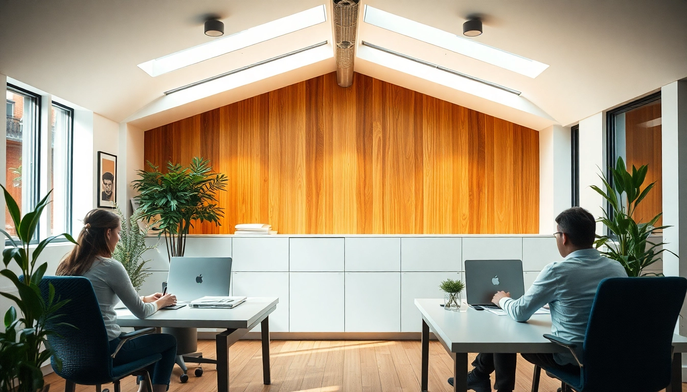 Berater für Unternehmensberatung Berlin arbeiten konzentriert in einem modernen Büro.