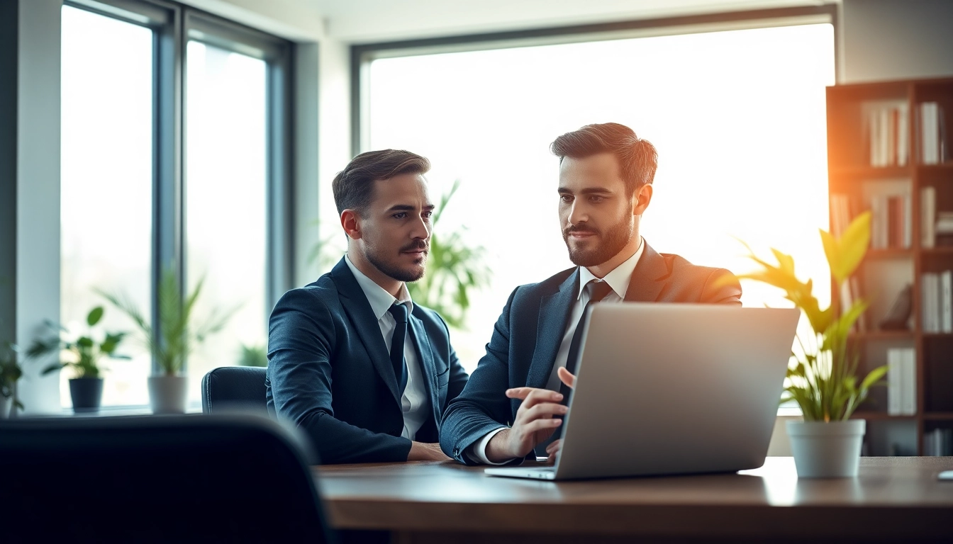 Professioneller Headhunter Schweiz führt Videoanruf an elegantem Arbeitsplatz.