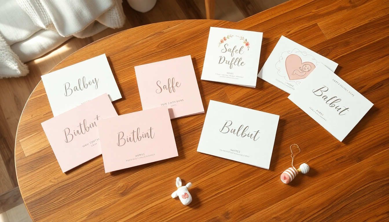 Gestalten Sie einzigartige Geburtskarten mit kreativen Designs und persönlichen Elementen zur Feier des neuen Lebens.