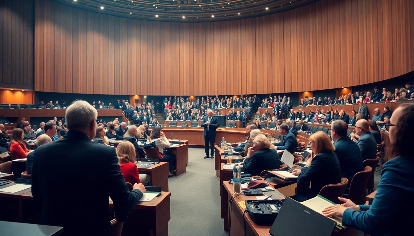 Politik Nachrichten Deutschland: Engagierte Politiker debattieren lebhaft im Bundestag mit aktivem Publikum.
