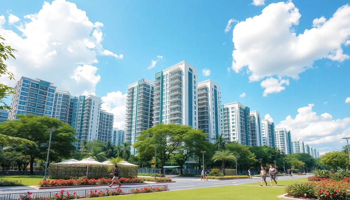 Explore the modern architecture and greenery of Tampines St 95 EC residential area.