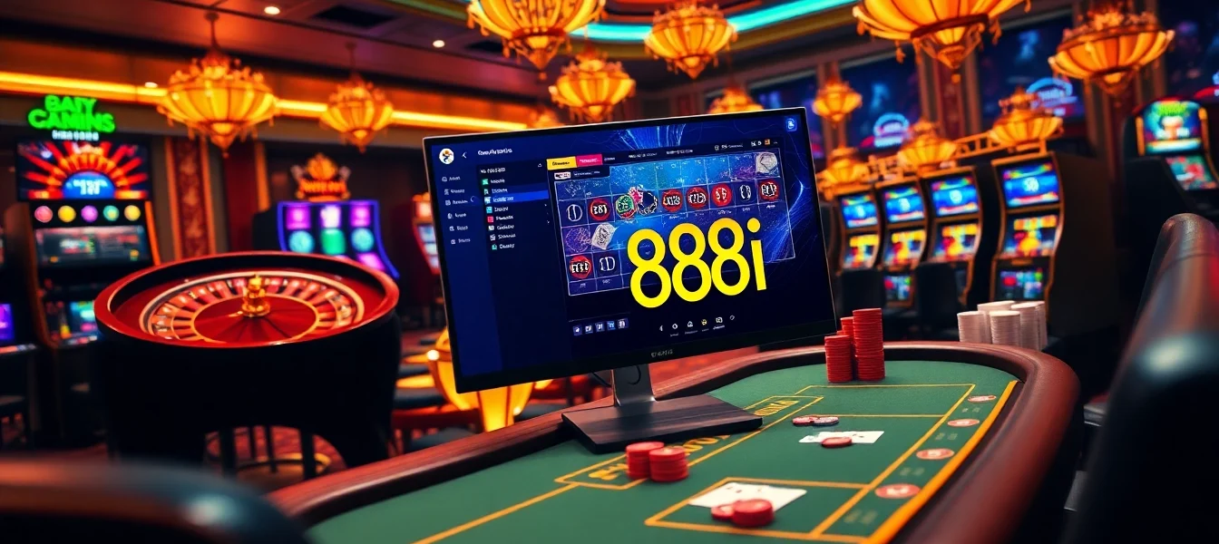 Experience thrilling gameplay with 88i game at an online casino with vibrant casino elements.