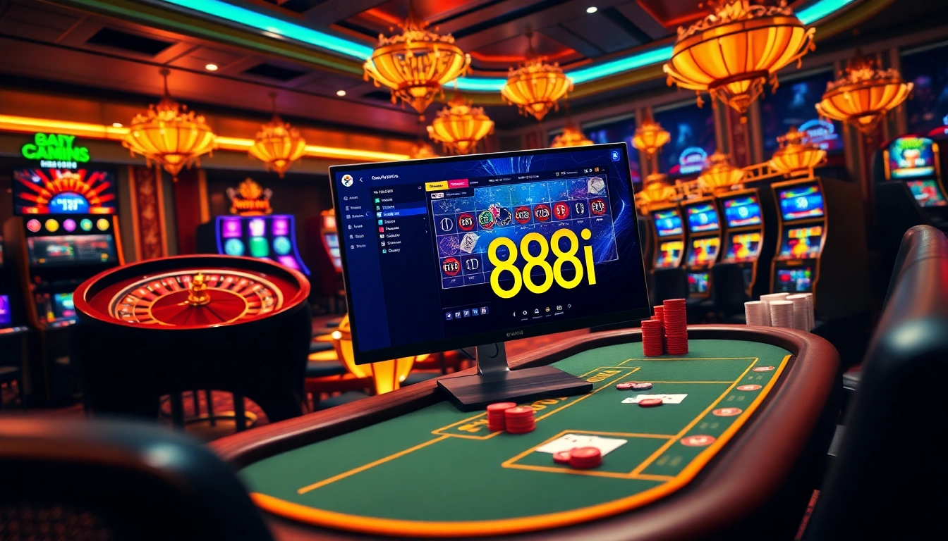 Experience thrilling gameplay with 88i game at an online casino with vibrant casino elements.