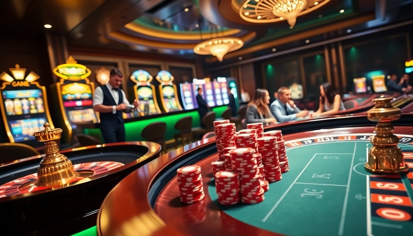Playing at a luxurious casino table, king88 brings excitement and high stakes to every game.