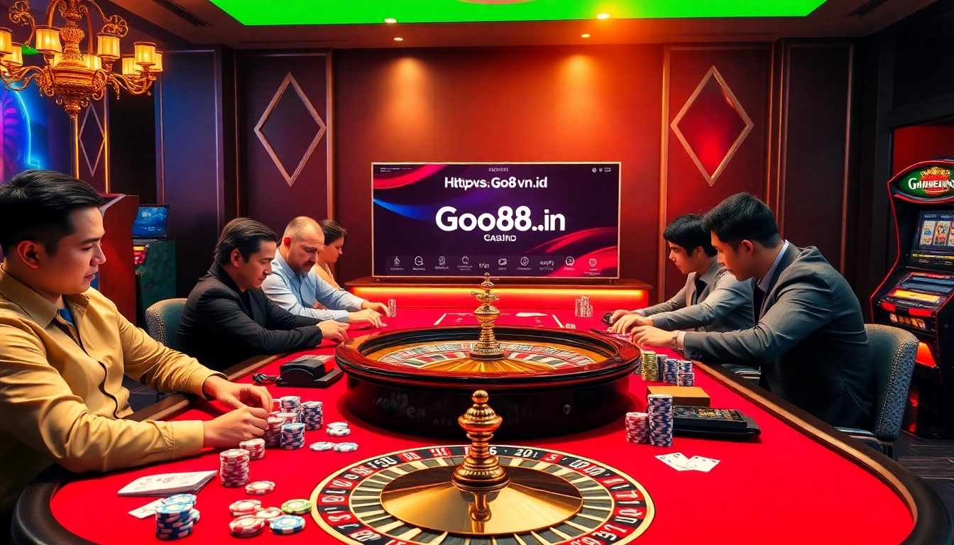 Experience high stakes gaming at https://go88vn.id/ with vibrant casino elements and thrilling action.