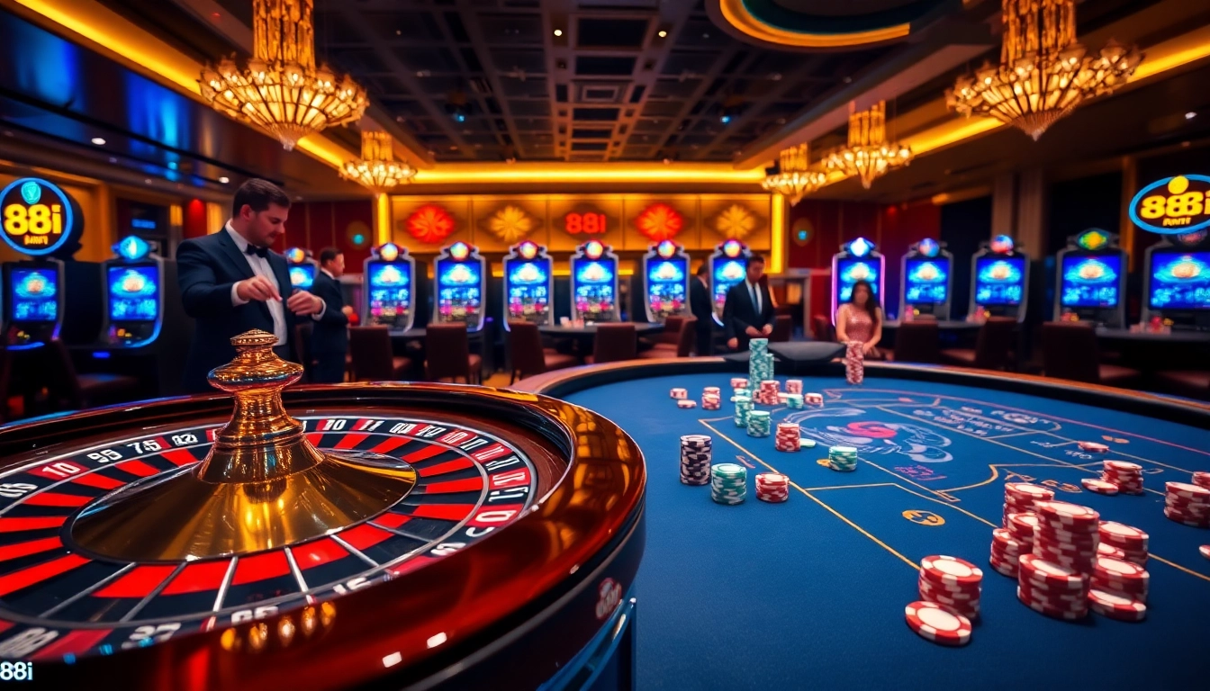 Experience thrilling games at link 88i with vibrant casino tables and exciting players.