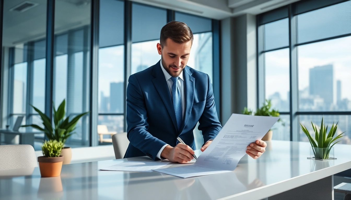 Headhunter Schweiz berät Kandidaten in einer modernen Büroumgebung.